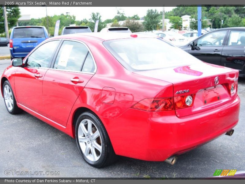 Milano Red / Parchment 2005 Acura TSX Sedan