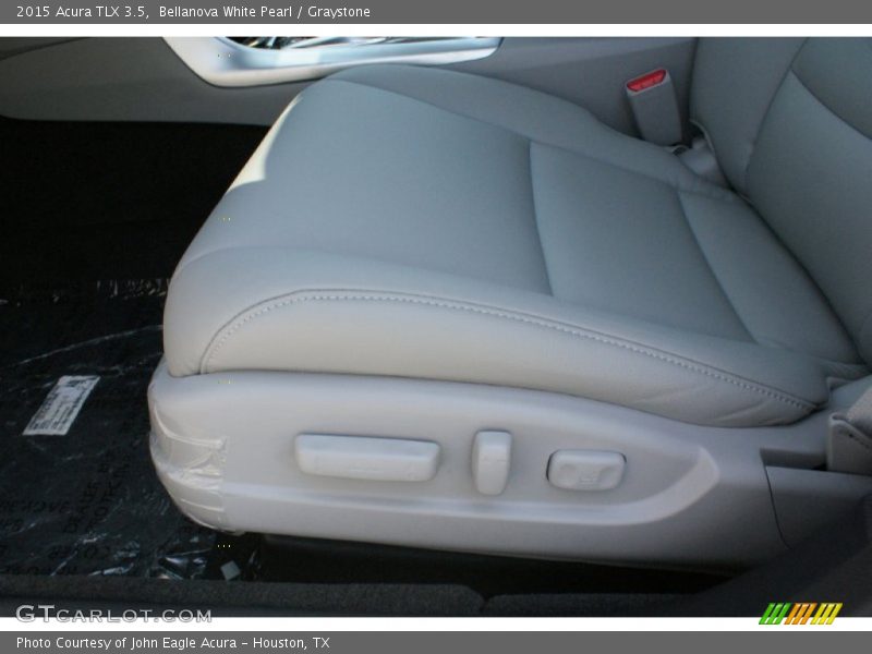 Bellanova White Pearl / Graystone 2015 Acura TLX 3.5