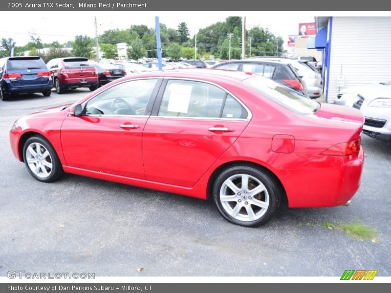 Milano Red / Parchment 2005 Acura TSX Sedan