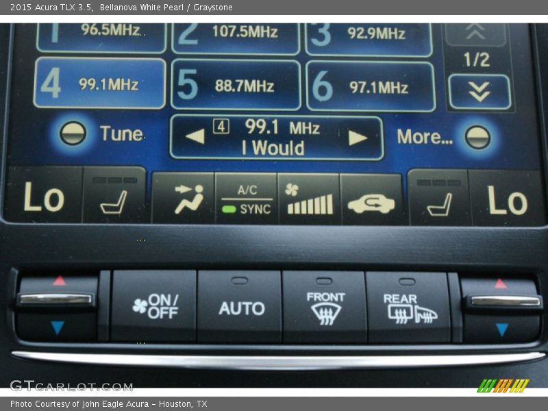 Bellanova White Pearl / Graystone 2015 Acura TLX 3.5