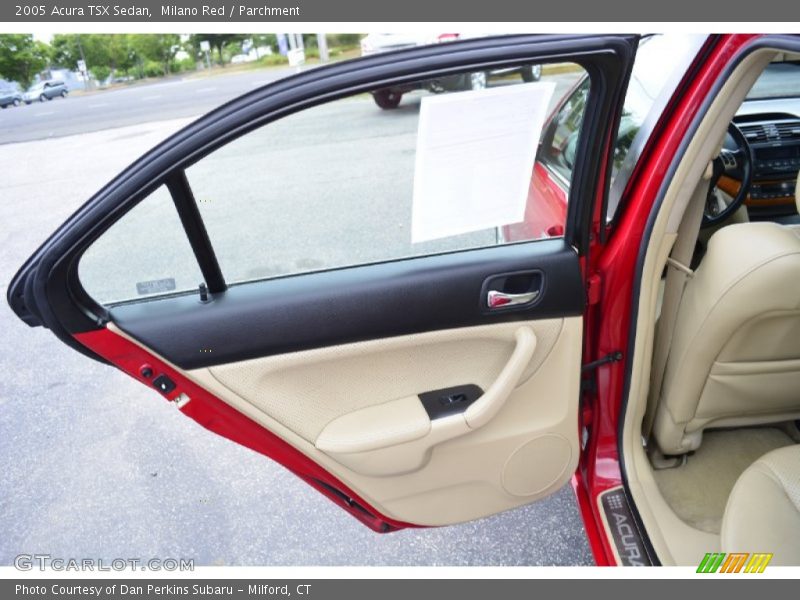 Milano Red / Parchment 2005 Acura TSX Sedan