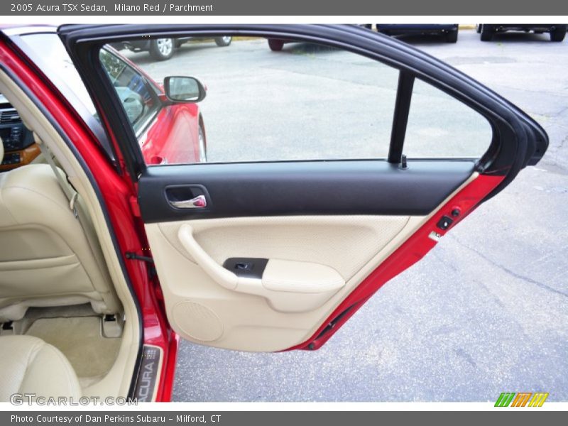 Milano Red / Parchment 2005 Acura TSX Sedan