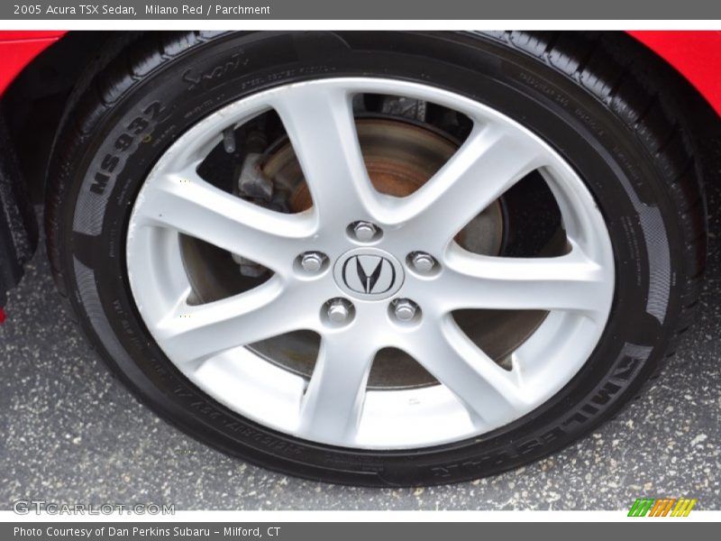 Milano Red / Parchment 2005 Acura TSX Sedan