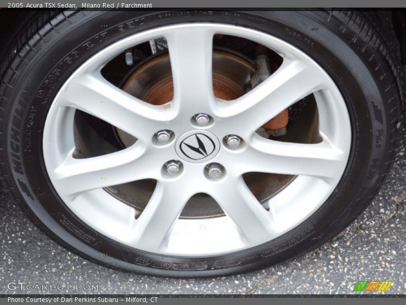 Milano Red / Parchment 2005 Acura TSX Sedan