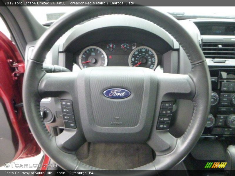 Toreador Red Metallic / Charcoal Black 2012 Ford Escape Limited V6 4WD