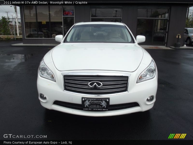 Moonlight White / Graphite 2011 Infiniti M 37x AWD Sedan