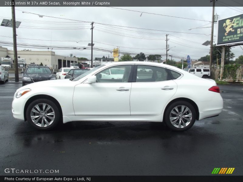 Moonlight White / Graphite 2011 Infiniti M 37x AWD Sedan
