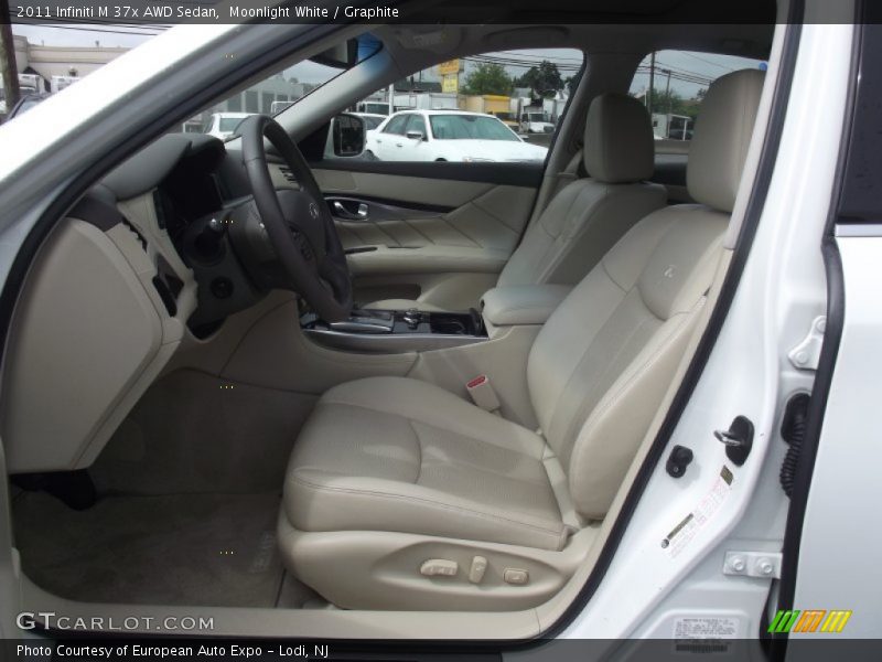 Moonlight White / Graphite 2011 Infiniti M 37x AWD Sedan