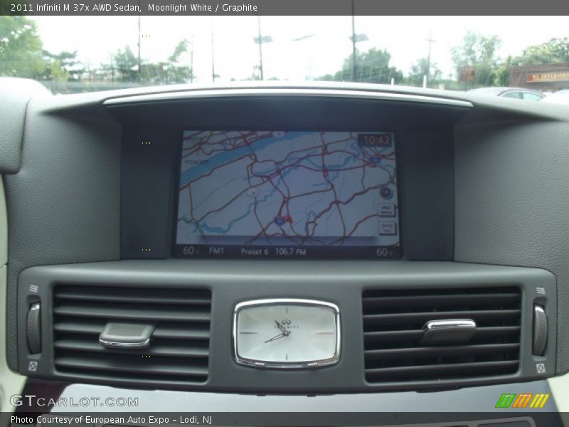 Moonlight White / Graphite 2011 Infiniti M 37x AWD Sedan