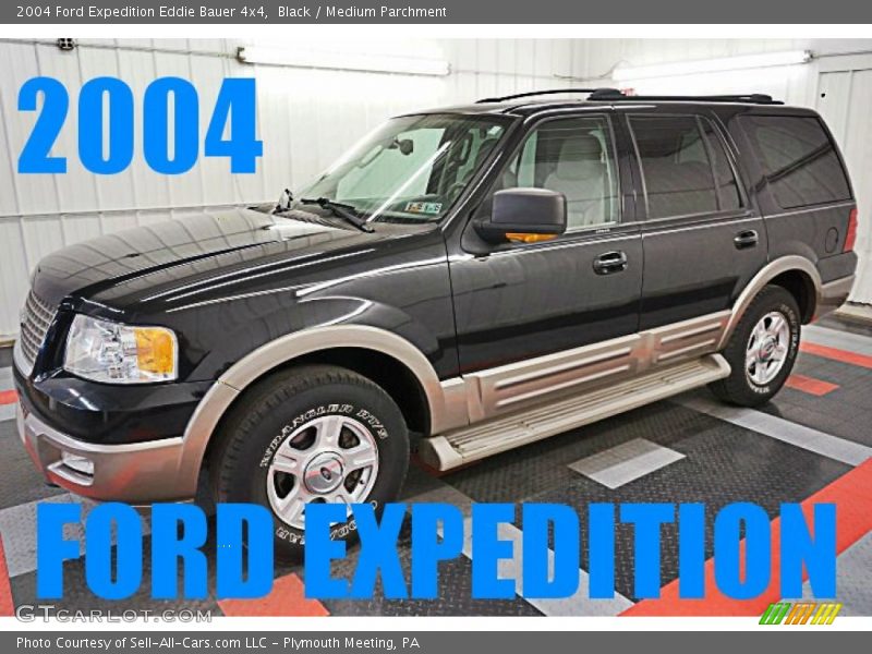 Black / Medium Parchment 2004 Ford Expedition Eddie Bauer 4x4