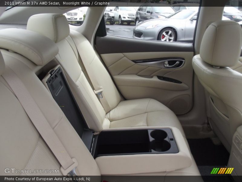 Moonlight White / Graphite 2011 Infiniti M 37x AWD Sedan