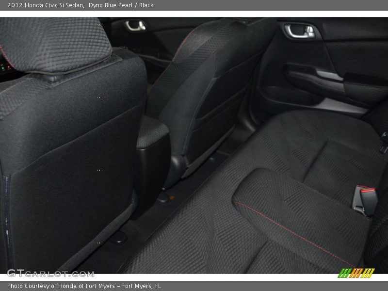 Dyno Blue Pearl / Black 2012 Honda Civic Si Sedan