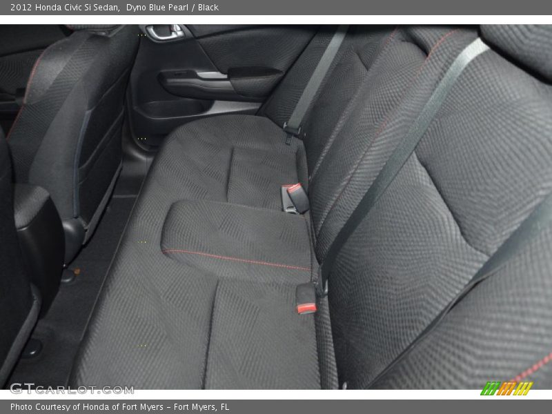 Dyno Blue Pearl / Black 2012 Honda Civic Si Sedan