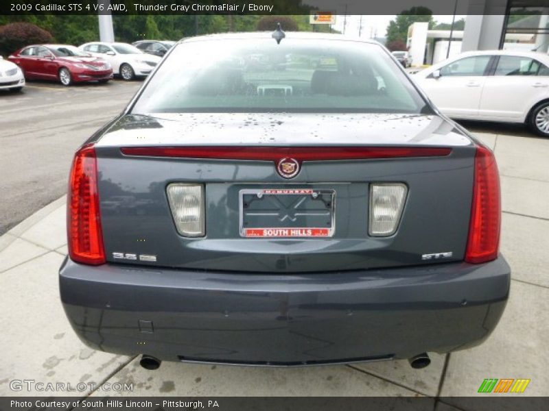 Thunder Gray ChromaFlair / Ebony 2009 Cadillac STS 4 V6 AWD