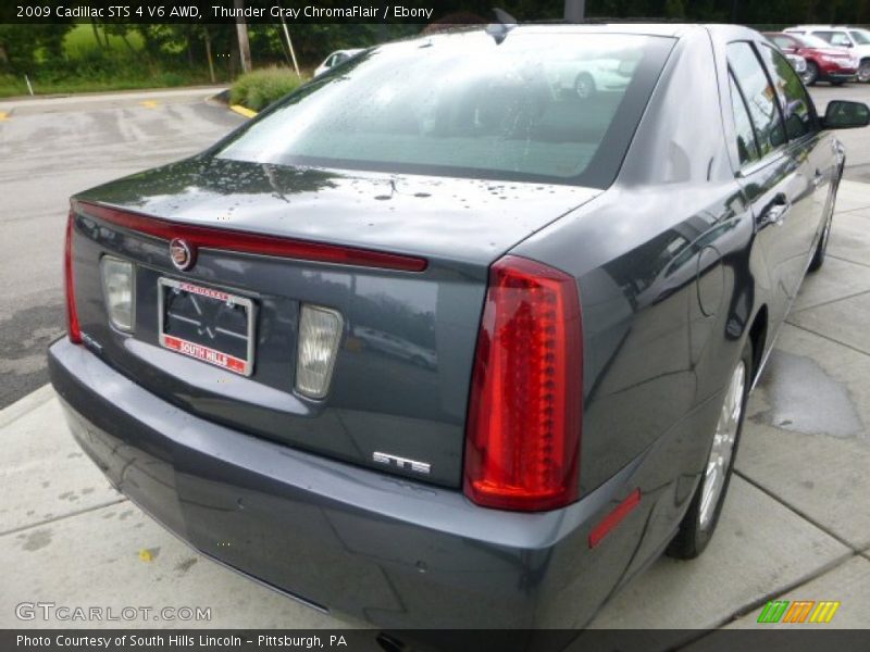 Thunder Gray ChromaFlair / Ebony 2009 Cadillac STS 4 V6 AWD