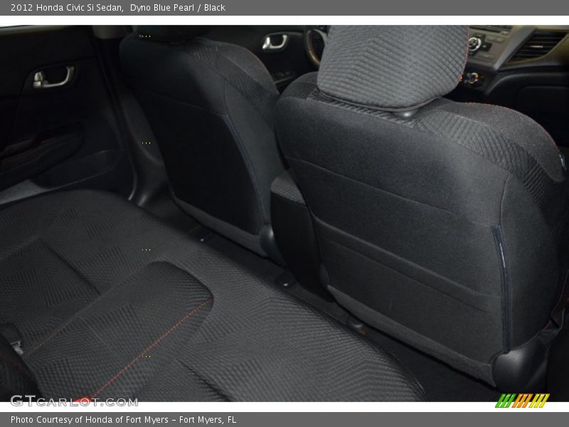 Dyno Blue Pearl / Black 2012 Honda Civic Si Sedan