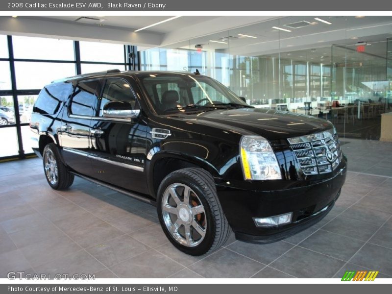 Black Raven / Ebony 2008 Cadillac Escalade ESV AWD