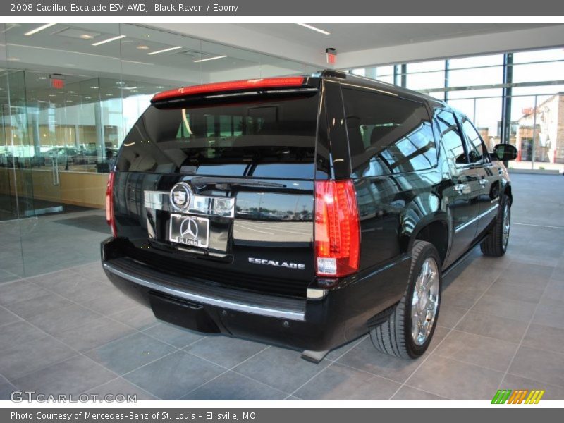 Black Raven / Ebony 2008 Cadillac Escalade ESV AWD