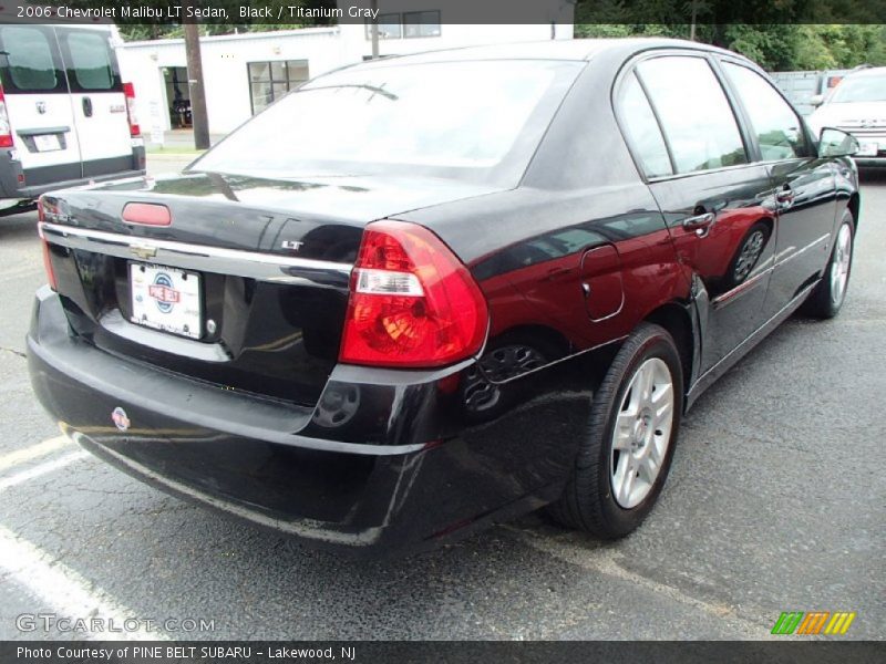 Black / Titanium Gray 2006 Chevrolet Malibu LT Sedan