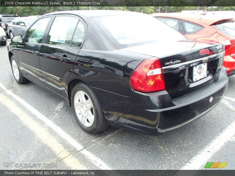 Black / Titanium Gray 2006 Chevrolet Malibu LT Sedan
