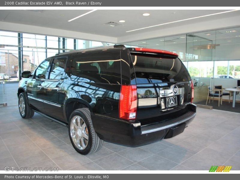 Black Raven / Ebony 2008 Cadillac Escalade ESV AWD