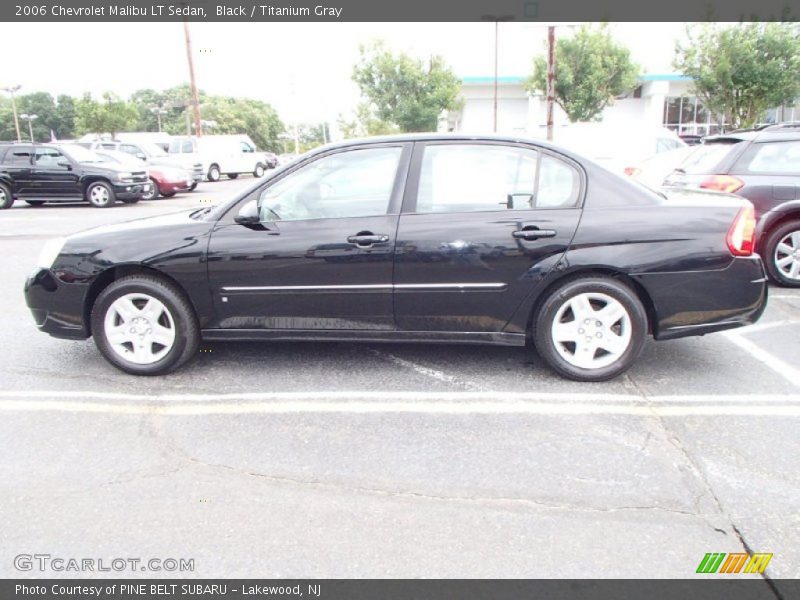 Black / Titanium Gray 2006 Chevrolet Malibu LT Sedan