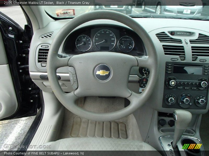 Black / Titanium Gray 2006 Chevrolet Malibu LT Sedan