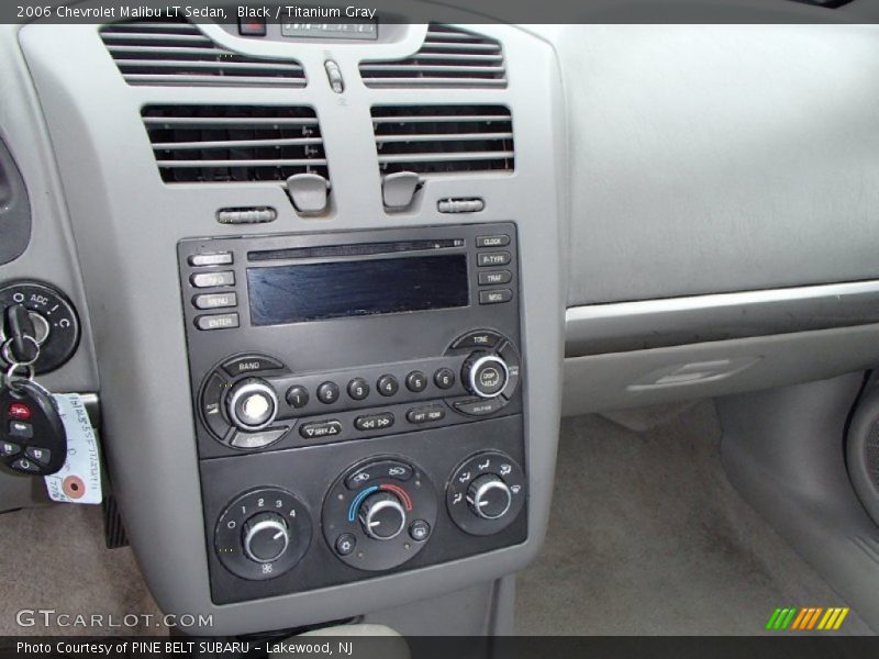 Black / Titanium Gray 2006 Chevrolet Malibu LT Sedan