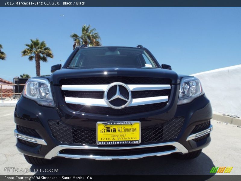 Black / Black 2015 Mercedes-Benz GLK 350