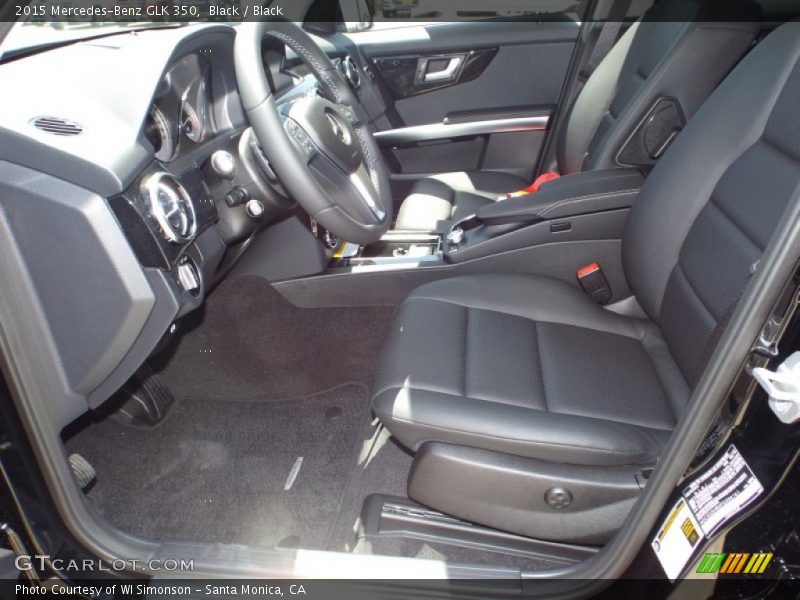Black / Black 2015 Mercedes-Benz GLK 350