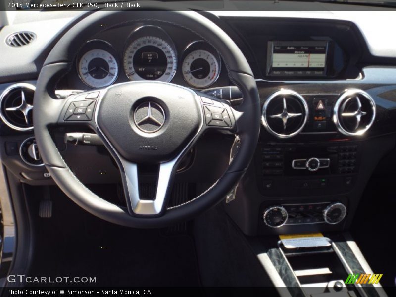 Black / Black 2015 Mercedes-Benz GLK 350