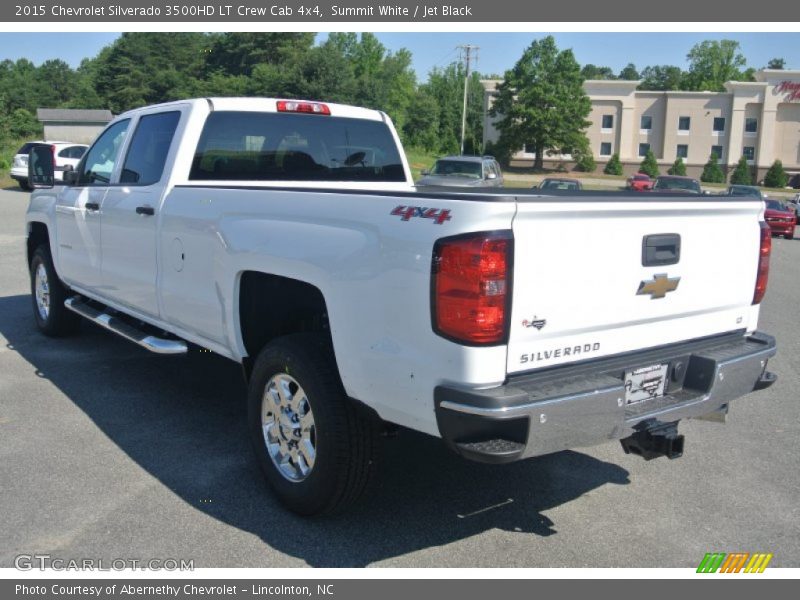 Summit White / Jet Black 2015 Chevrolet Silverado 3500HD LT Crew Cab 4x4