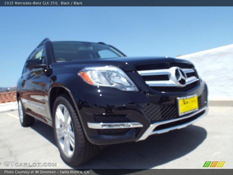 Black / Black 2015 Mercedes-Benz GLK 350