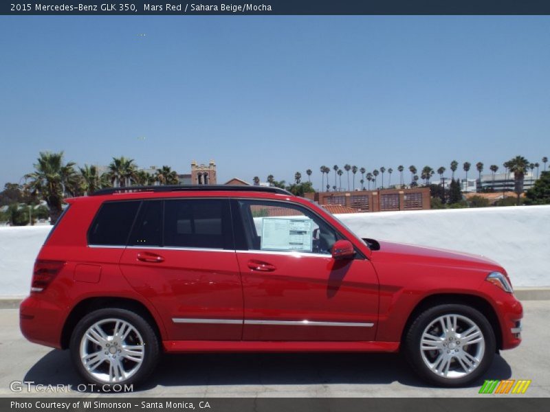 Mars Red / Sahara Beige/Mocha 2015 Mercedes-Benz GLK 350