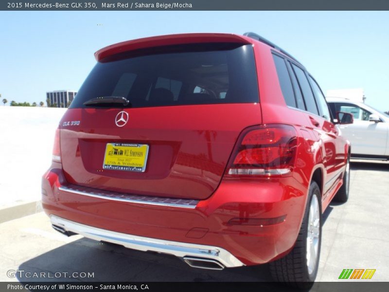 Mars Red / Sahara Beige/Mocha 2015 Mercedes-Benz GLK 350