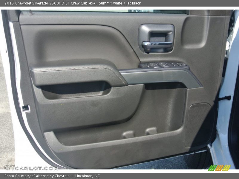 Summit White / Jet Black 2015 Chevrolet Silverado 3500HD LT Crew Cab 4x4