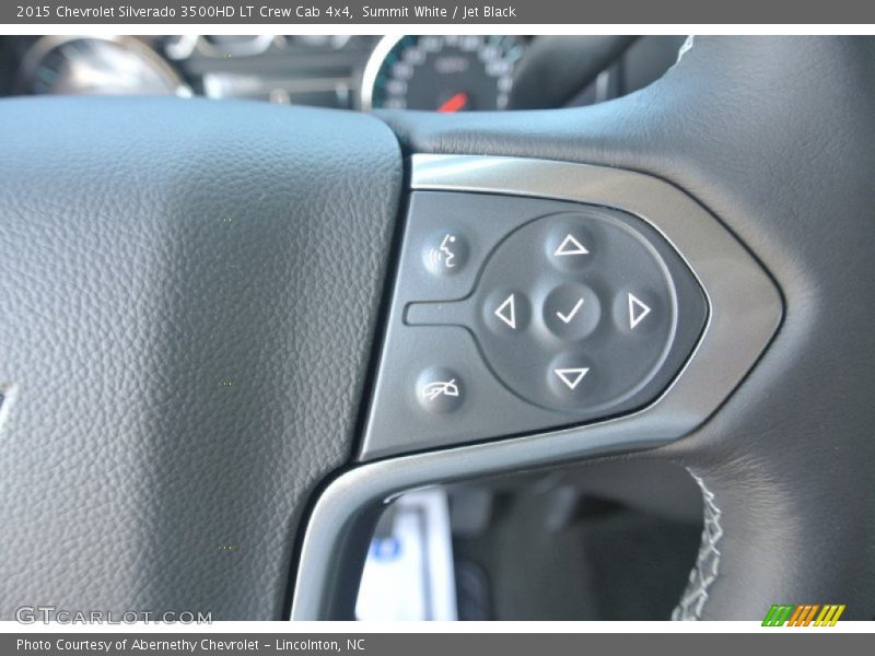 Summit White / Jet Black 2015 Chevrolet Silverado 3500HD LT Crew Cab 4x4