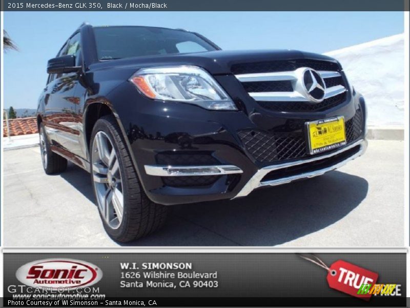 Black / Mocha/Black 2015 Mercedes-Benz GLK 350
