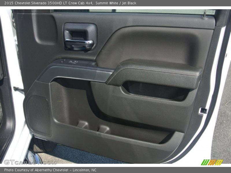 Summit White / Jet Black 2015 Chevrolet Silverado 3500HD LT Crew Cab 4x4