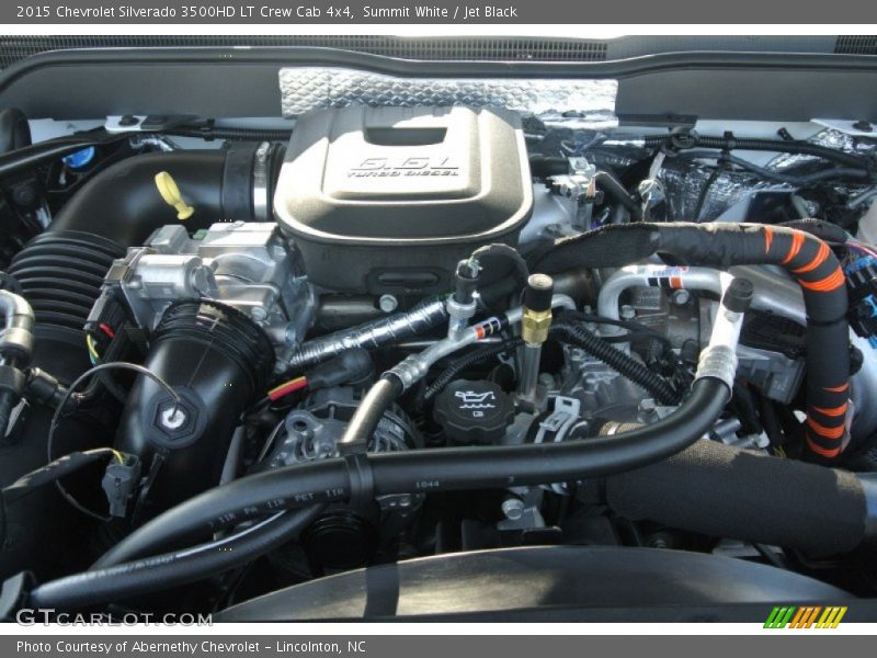  2015 Silverado 3500HD LT Crew Cab 4x4 Engine - 6.6 Liter OHV 32-Valve Duramax Turbo-Diesel V8