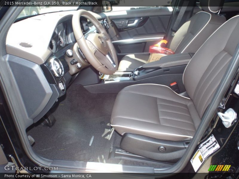 Black / Mocha/Black 2015 Mercedes-Benz GLK 350