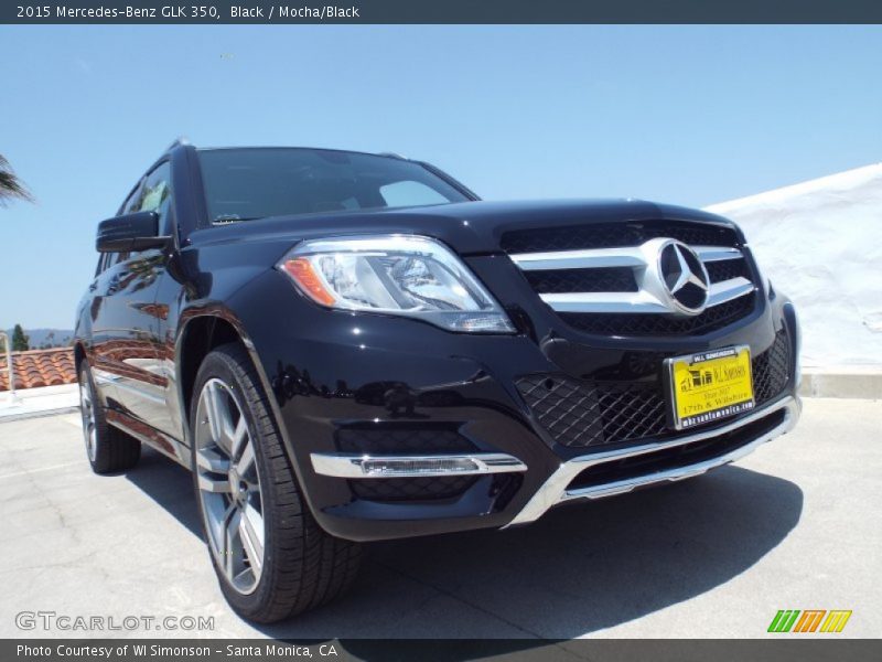 Black / Mocha/Black 2015 Mercedes-Benz GLK 350