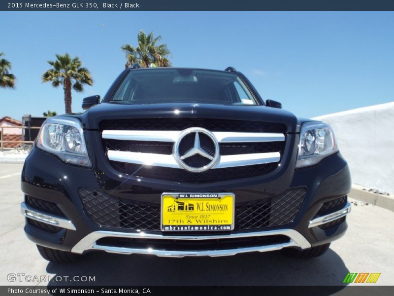 Black / Black 2015 Mercedes-Benz GLK 350