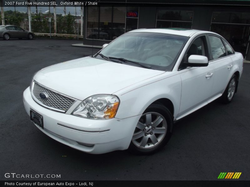 Oxford White / Shale 2007 Ford Five Hundred SEL