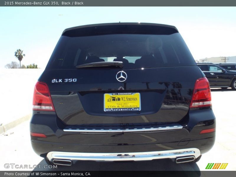 Black / Black 2015 Mercedes-Benz GLK 350