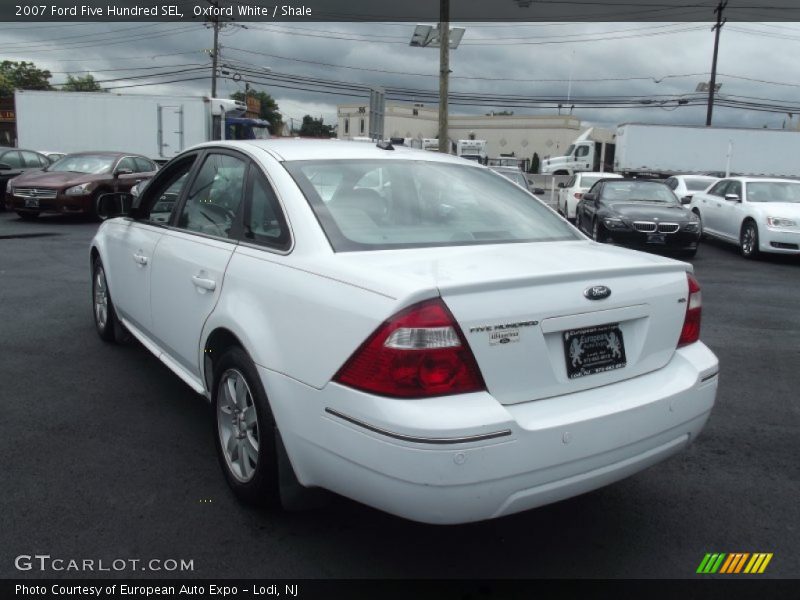 Oxford White / Shale 2007 Ford Five Hundred SEL