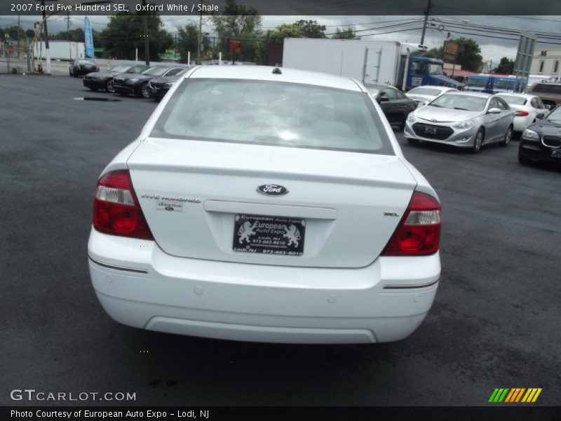 Oxford White / Shale 2007 Ford Five Hundred SEL