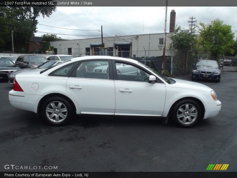 Oxford White / Shale 2007 Ford Five Hundred SEL