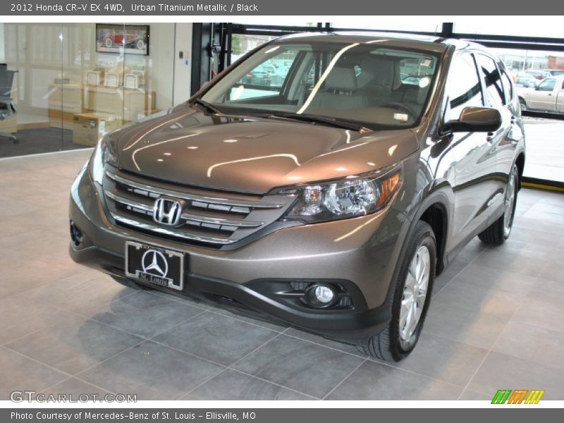 Urban Titanium Metallic / Black 2012 Honda CR-V EX 4WD