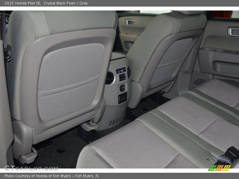 Crystal Black Pearl / Gray 2015 Honda Pilot SE